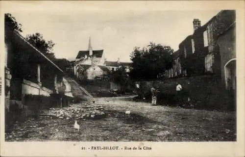 Ak Fayl Billot Haute Marne, Rue de la Cote