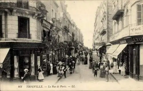 Ak Trouville Calvados, Rue de Paris