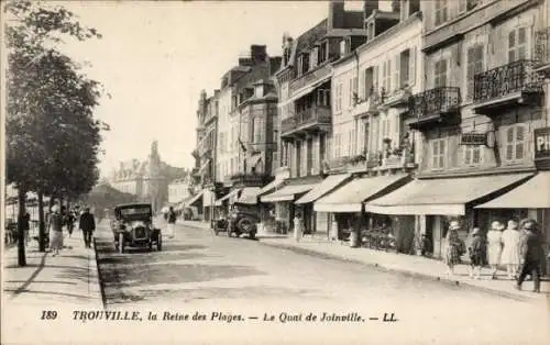 Ak Trouville, Königin der Calvados-Strände, Quai de Joinville