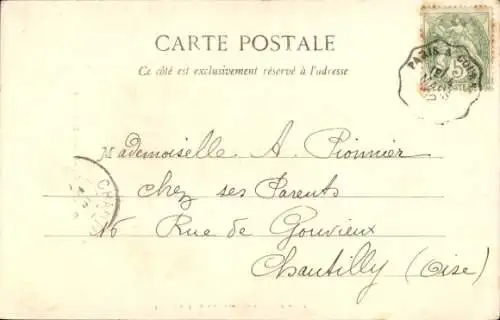 Ak Gisors Eure, Kirche, Südportal