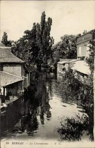 Ak Bernay Eure, La Charentonne