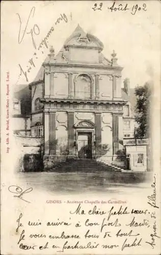 Ak Gisors Eure, Ancienne Chapelle des Carmelites