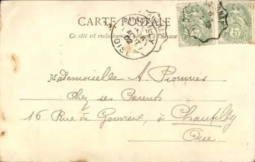 Ak Gisors Eure, Kirche, Innenansicht