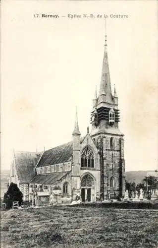 Ak Bernay Eure, Kirche N.-D. de la Couture