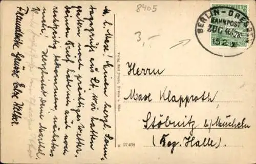 Ak Strehla an der Elbe Sachsen, Kirche