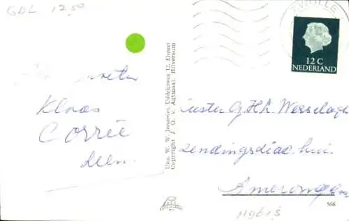 Ak Elspeet Gelderland, Blick auf die NH-Kirche