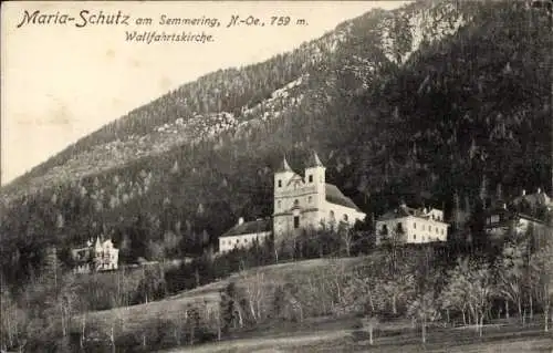 Ak Maria Schutz Schottwien in Niederösterreich, Wallfahrtskirche