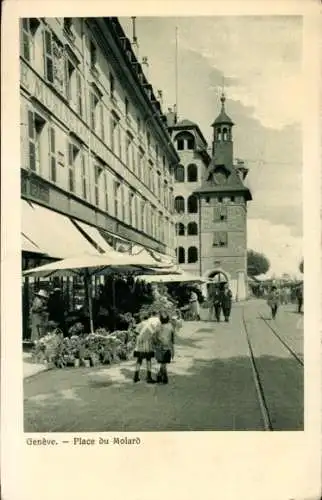 Ak Genf Genf Schweiz, Place du Molard