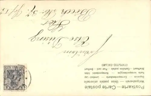 Glitzer Ak Prosit Neujahr, Schwein, Kleeblatt