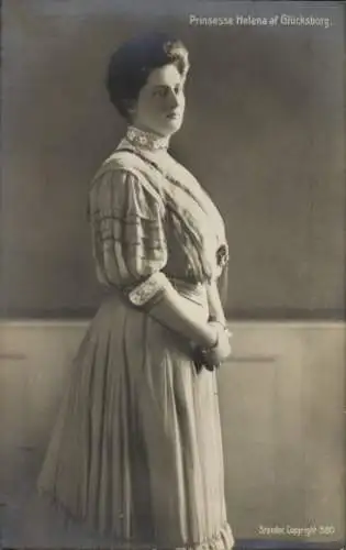 Ak Prinzessin Helena zu Schleswig Holstein Sonderburg Glücksburg, Portrait