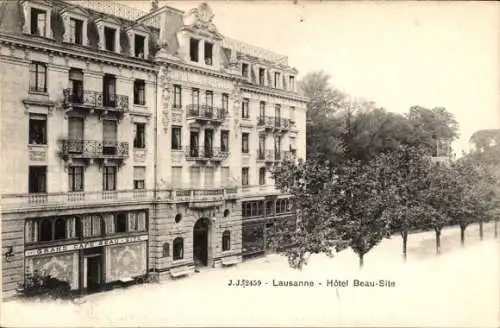 Ak Lausanne Kanton Waadt, Hotel Beau-Site