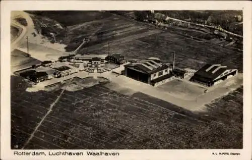 Ak Rotterdam Südholland Niederlande, Flughafen Waalhaven