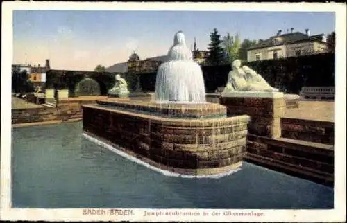 Set von 14 AK Baden Baden, Kurhaus, Frieseuberg etc.