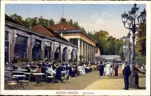 Set von 14 AK Baden Baden, Kurhaus, Frieseuberg etc.