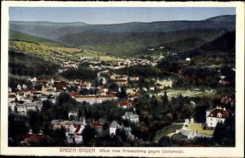 Set von 14 AK Baden Baden, Kurhaus, Frieseuberg etc.