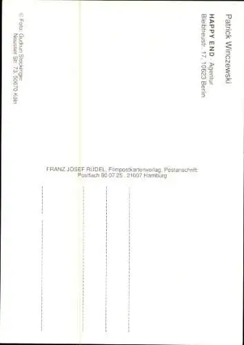 Ak Schauspieler Patrick Winczewski, Portrait, Autogramm