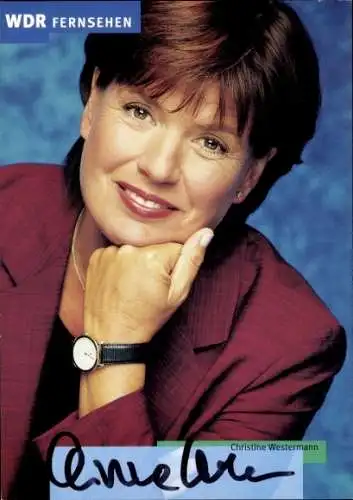 Ak Schauspielerin Christine Westermann, Portrait, Autogramm