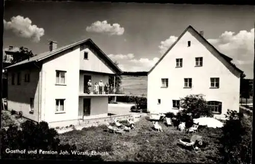 Ak Ebnath im Fichtelgebirge, Gasthof Pension Joh, Würstl