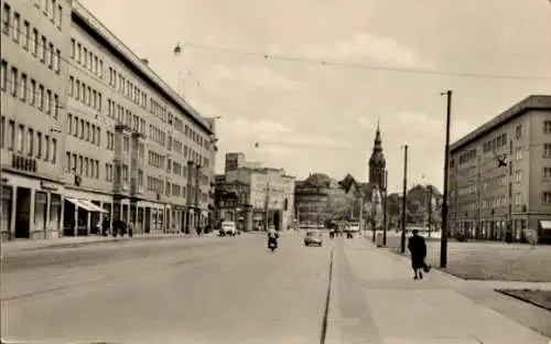 Ak Leipzig in Sachsen, Blick auf die Allee