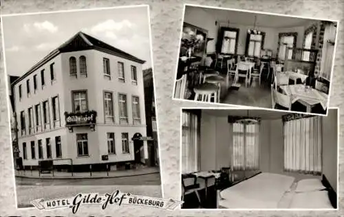 Ak Bückeburg im Kreis Schaumburg, Hotel Gilde Hof