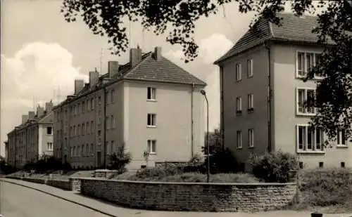 Ak Zeitz an der Weißen Elster im Burgenlandkreis, Senefelder Straße