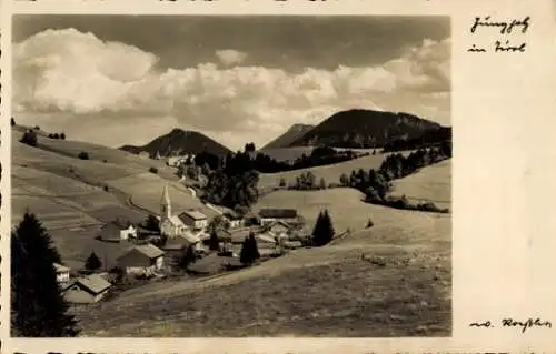 Ak Jungholz in Tirol, Ort mit Umgebung