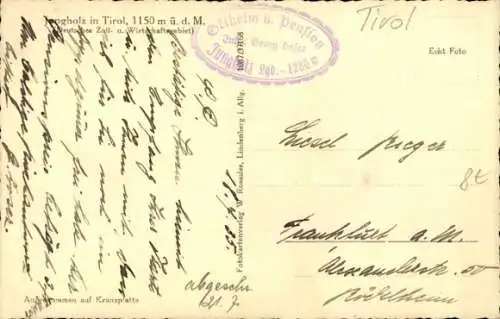 Ak Jungholz in Tirol, Ort mit Umgebung