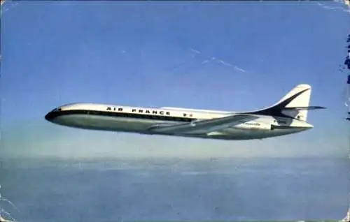 Ak Französisches Passagierflugzeug, Air France, Caravelle