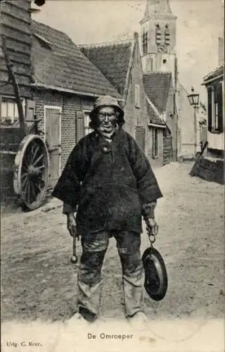 Ak Zandvoort Nordholland Niederlande, De Omroeper