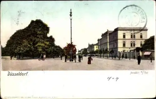 Ak Düsseldorf am Rhein, Heroldstraße, Post