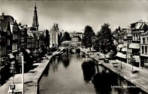 Ak Leiden Südholland Niederlande, Botermarkt