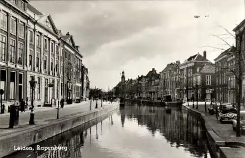 Ak Leiden Südholland Niederlande, Rapenburg