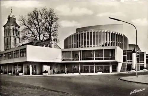 Ak Münster in Westfalen, Neues Theater, Außenansicht