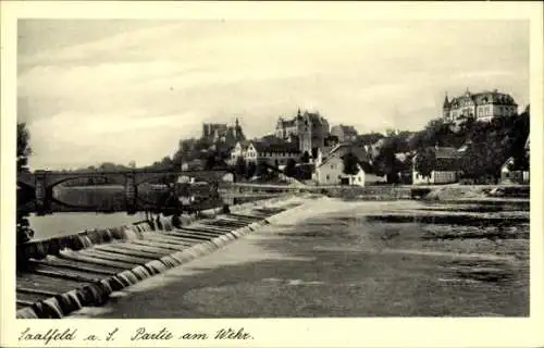 Ak Saalfeld an der Saale Thüringen, Wehr
