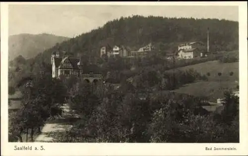 Ak Saalfeld an der Saale Thüringen, Bad Sommerstein
