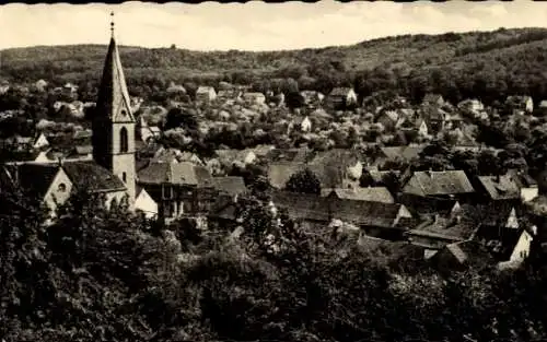 Ak Bad Suderode Quedlinburg im Harz, Teilansicht, Kirchturm