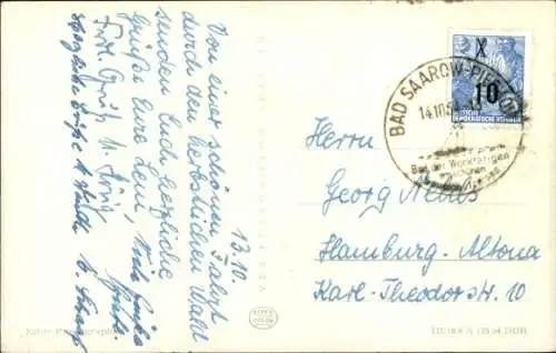 Ak Pieskow Bad Saarow in der Mark, Moorbad