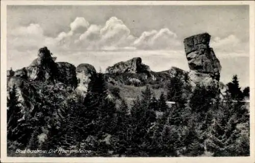 Ak Bad Sachsa im Harz, Römersteine