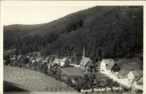 Foto Ak Sieber Herzberg am Harz, Teilansicht