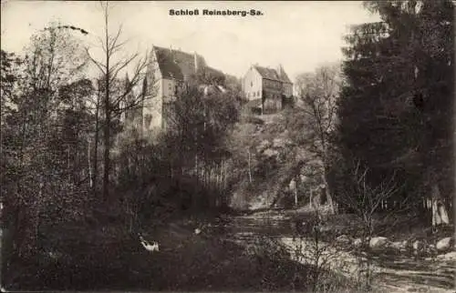 Ak Reinsberg in Sachsen, Schloss Reinsberg