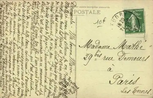 Ak Caudry Nord, Rue Gambetta