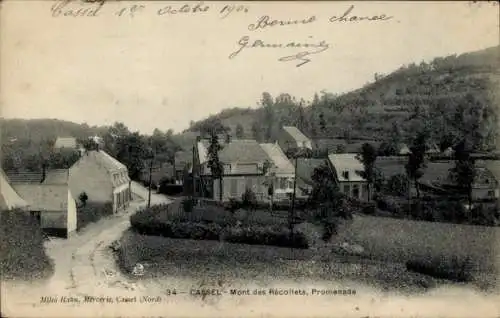 Ak Cassel Nord, Mont des Recollets, Promenade