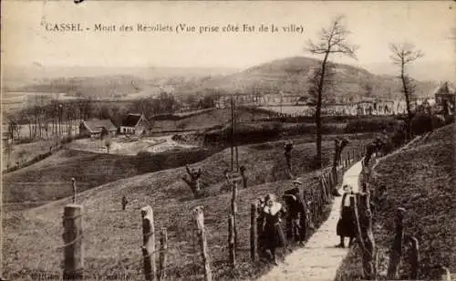 Ak Cassel Nord, Mont des Recollets, Vue prise cote Est de la ville