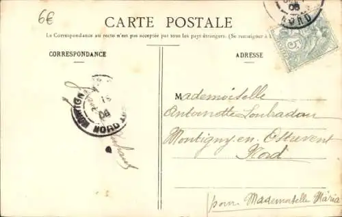 Ak Cousolre Nord, Panorama, Fabriken