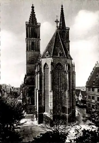 Ak Rothenburg ob der Tauber Mittelfranken, St. Jakobskirche