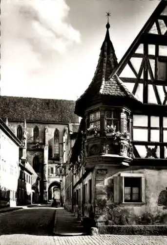 Ak Rothenburg ob der Tauber Mittelfranken, Feuersteinserker