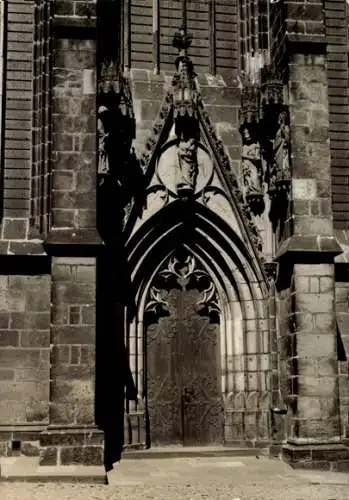 Ak Meißen an der Elbe, Dom, Südportal