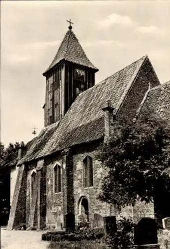 Ak Middelhagen Mönchgut auf Rügen, Dorfkirche