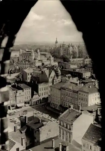 Ak Schwerin in Mecklenburg, Blick vom Dom, Theater, Schloss