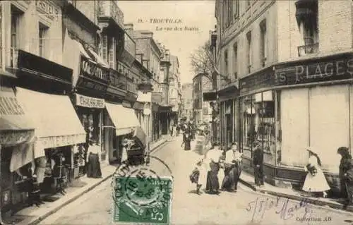 Ak Trouville Calvados, Rue des Bains